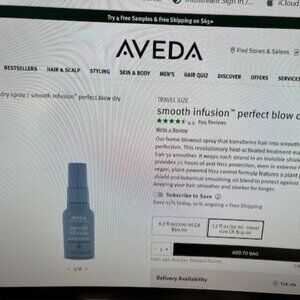 SEPHORA - Aveda Smooth Infusion perfect blow dry - TRAVE SIZE 1.7 oz